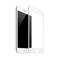 Закалённое защитное стекло Gorilla glass для iPhone 6/6S - Белое