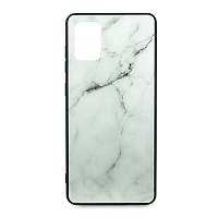 Чехол LifeStyle для Samsung A71 Mix glass - Мрамор