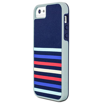 Чехол X-Doria Dash Icon Stripes для iPhone 5/5S - Синий