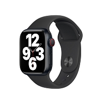 Ремешок Bingo Silicone для Apple Watch 42/44/45 mm - Черный