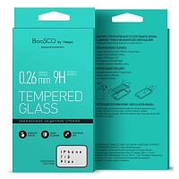 Защитное стекло BoraSCO Full Cover для iPhone 8/7 Plus - Чёрное