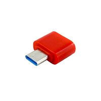 Адаптер Walker USB-A на Type-C - Красный