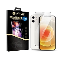 Защитное стекло Mocoll 2.5D Full Cover Privacy Tempered Glass для iPhone 12/12 Pro - Чёрный 
