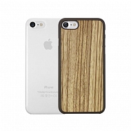 Набор из двух чехлов Ozaki Jelly - Wood для iPhone 7 - Бежевый, прозрачный
