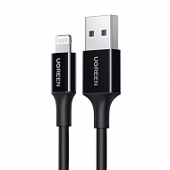 Кабель UGREEN USB-A 2.0 на Lightning MFI 2м - Черный 