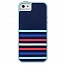 Чехол X-Doria Dash Icon Stripes для iPhone 5/5S - Синий