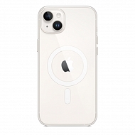 Силиконовый чехол Case Magsafe для iPhone 13 - Прозрачный глянец