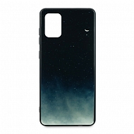 Чехол LifeStyle для Samsung A71 Mix glass - Ночное небо