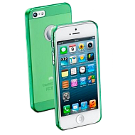 Чехол CellularLine Ultra - thin для iPhone 5/5S - Зелёный
