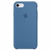 Чехол Apple Silicone Case для iPhone 8/7 - Синий деним