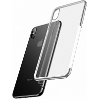 Чехол Baseus Shining Case для iPhone XS Max - Серебристый