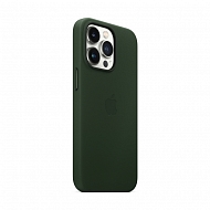 Кожаный чехол Apple для iPhone 13 Pro с MagSafe - зелёная секвойя