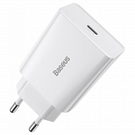 Сетевой адаптер BASEUS USB-C, 20 Вт - Белый