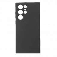 Силиконовый чехол Bingo Metal для Samsung S22 Ultra - Черный