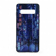 Чехол LifeStyle для Samsung S10 Force print glass -мCity