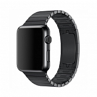 Ремешок LifeStyle для Apple Watch 38mm блочный металл - Черный