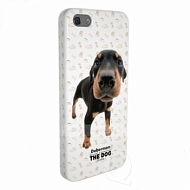 Чехол Qual THE DOG Doberman для iPhone 5/5S - Белый