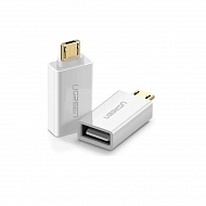 Адаптер UGREEN Micro USB на USB-A - Белый
