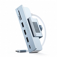 Хаб Satechi Aluminum USB-C Clamp Hub для 24'' iMac - Синий