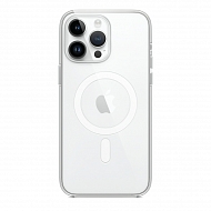 Силиконовый чехол Case Magsafe для iPhone 14 Pro Max - Прозрачный глянец