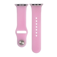Ремешок LifeStyle для Apple Watch 42mm Limpid silicone - Розовый