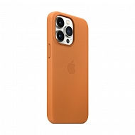 Кожаный чехол Apple для iPhone 13 Pro Max с MagSafe - золотистая охра