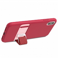 Чехол Moshi Capto с ремешком MultiStrap для iPhone XS Max - Малиновый розовый.