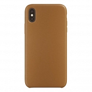 Чехол uBear Capital Leather Case для iPhone Xs Max - Коричневый