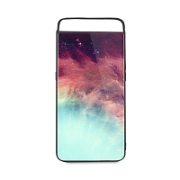 Чехол LifeStyle для Samsung A80 Mix glass - Туманность
