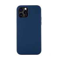 Чехол uBear Touch Case для iPhone 12 Pro Max - Тёмно-синий  