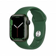 Часы Apple Watch Series 7 GPS, 41 mm Aluminium Case with Clover Sport Band - Зеленые