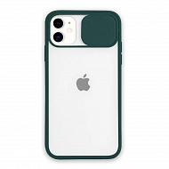 Силиконовый чехол Expert Linear TPU Case для iPhone 12 - Зеленый