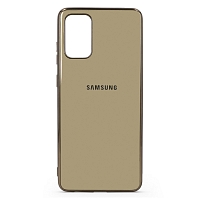 Чехол LifeStyle для Samsung S20+ Royal силикон - Бежевый