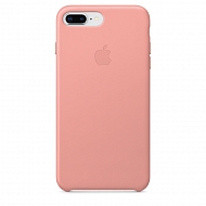 Чехол Apple Leather Case для iPhone 8 Plus/7 Plus  - Бледно-розовый