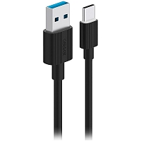 Кабель CELEBRAT USB-A на USB-C 1.2м - Черный