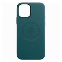 Чехол Bingo Leather Magsafe для iPhone 13 Pro Max – Темно-зеленый