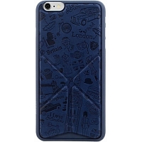 Чехол Ozaki O!coat Travel Лондон для iPhone 6 Plus/6S Plus - Синий