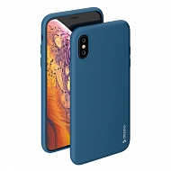 Силиконовый чехол Deppa Gel Color Case для iPhone X/XS - Синий