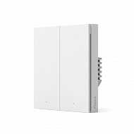 Выключатель двухклавишный с нейтралью Aqara Smart Wall Switch H1 EU - Белый