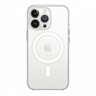 Силиконовый чехол Case Magsafe для iPhone 13 Pro - Прозрачный глянец