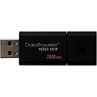 USB-накопитель Kingston DataTraveler 100 G3 32GB - Чёрный