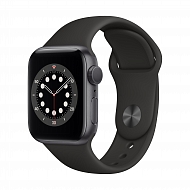 Часы Apple Watch Series 6 40 мм (алюминий серый космос/черный)