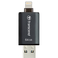 USB - накoпитель Transcend JetDrive Go 300 64GB - Чёрный
