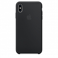 Чехол Apple Silicone Case для iPhone XS Max - Чёрный