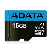 Карта памяти ADATA Premier microSDXC UHS-I U1 Class 10 16GB 