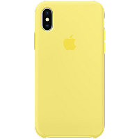 Чехол Apple Silicone Case для iPhone X - Холодный лимонад