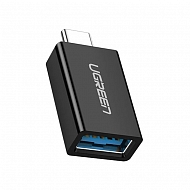 Адаптер UGREEN Type-C (Male) на USB-A 3.0 (Female) - Черный