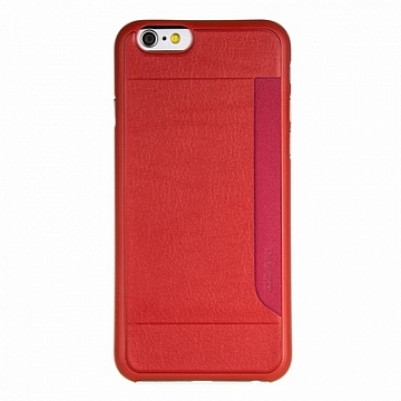 Чехол Ozaki 0.3 + Pocket для iPhone 6/6S - Красный