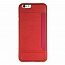 Чехол Ozaki 0.3 + Pocket для iPhone 6/6S - Красный