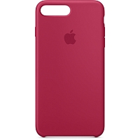 Чехол Apple Silicone Case для iPhone 8 Plus/ 7 Plus - Красная роза 
